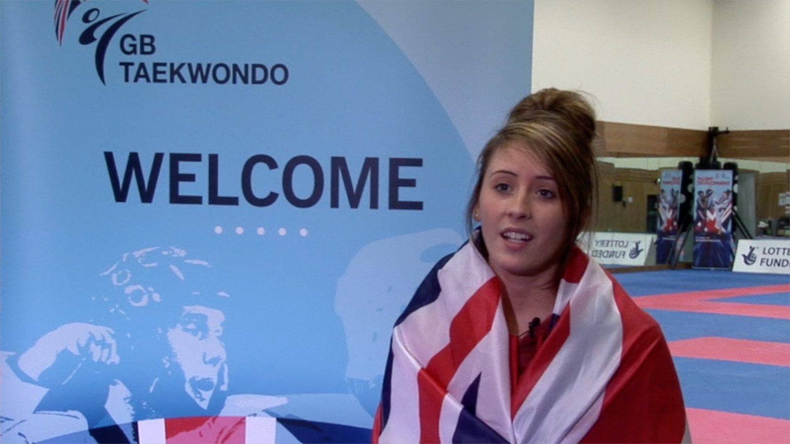 Jade Jones Olympic champion interview for GB Taekwondo